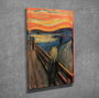 Wallity Cuadro Decorativo sobre Lienzo El Grito de Edvard Munch 30 x 40 cm